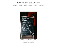 Tablet Screenshot of nicolascollins.com